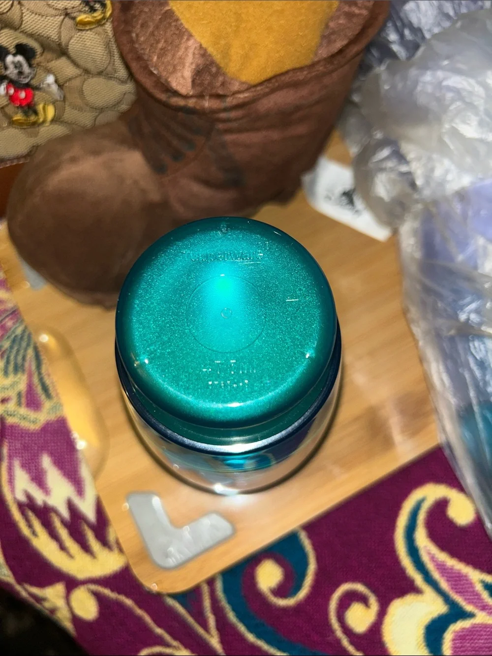 NWT Tupperware Blue and Green Translucent Tumblers set of four - Picture 6 of 9